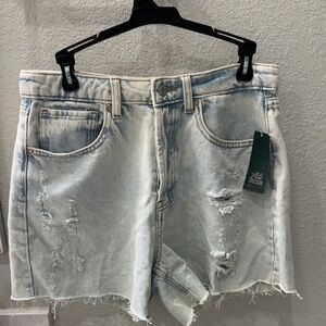 Wild Fable Light Wash Distressed Jean Shorts